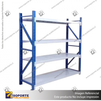 RACK SEMI INDUSTRIAL CARGAS LIVIANAS 200KG