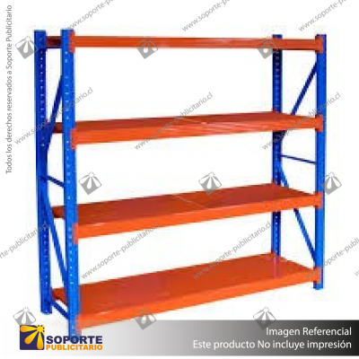 RACK SEMI INDUSTRIAL CARGAS PESADAS 500KG