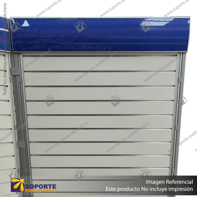 RADIUS SIGN FRAMES - HEADERS - ANODISED ALUMINIUM - A3 - 297H X 900W - PFRFTMCLIP X 2