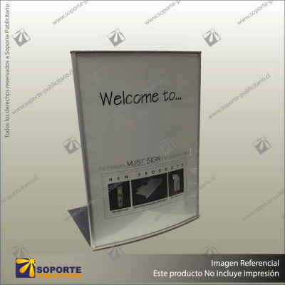 RADIUS SIGN FRAMES - TABLETOP