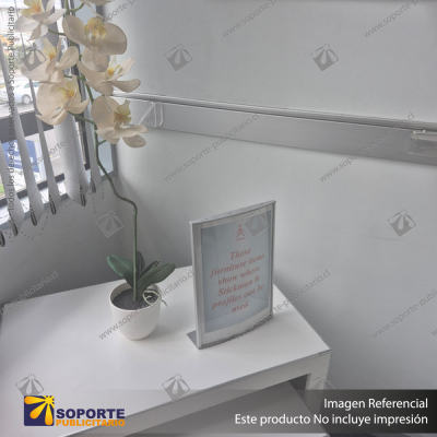 RADIUS SIGN FRAMES - TABLETOP