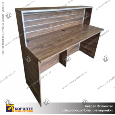 RECEPTION DESK - PRIME LAMINATE WHITE - 1000W X 1200H X 600D