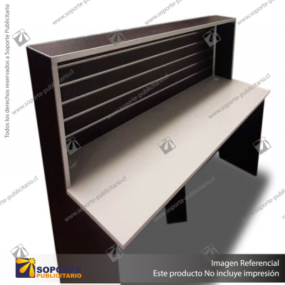 RECEPTION DESK - PRIME LAMINATE WHITE - 1200W X 1200H X 650D