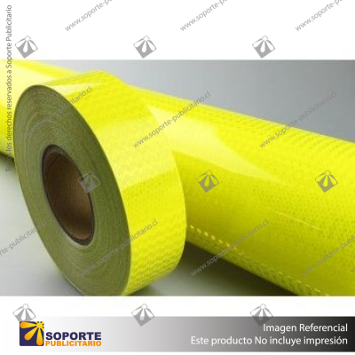 REFLECTIVO YELLOW FLUOR PRISMATICO 10 ANOS AVERY