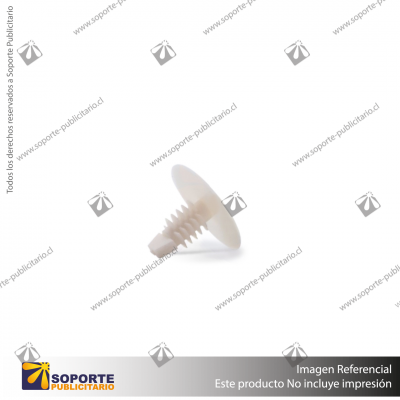 REMACHE PLASTICO R16 COLOR BLANCO
