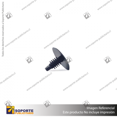 REMACHE PLASTICO R16 COLOR NEGRO