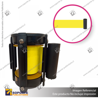 REPUESTO CINTA RETRáCTIL AMARILLA PARA SEPARADOR DE FILAS