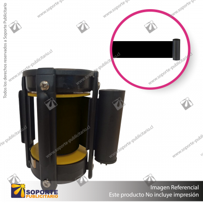 REPUESTO CINTA RETRáCTIL NEGRA PARA SEPARADOR DE FILAS