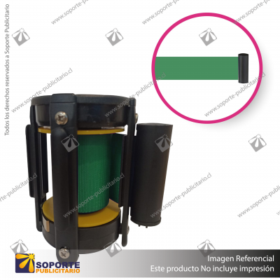 REPUESTO CINTA RETRáCTIL VERDE PARA SEPARADOR DE FILAS