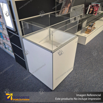 RETAIL DISPLAY BIN - WHITE - 600H X 500W X 500D + EXTENSION