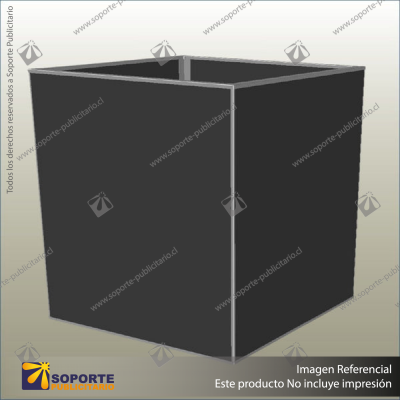 RETAIL DISPLAY BIN - WHITE - 600H X 500W X 500D