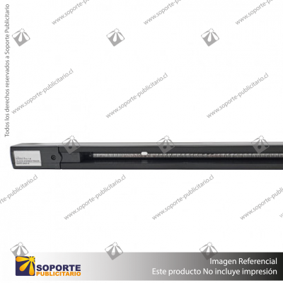 RIEL ENERGIZADO TRIFASICO 200 CM COLOR NEGRO