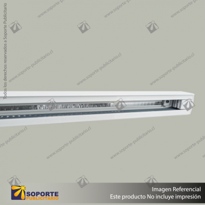 RIEL ENERGIZADO TRIFASICO 300 CM COLOR BLANCO