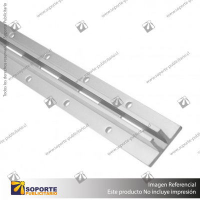 RIEL OCULTO TIPO T PASO SIMPLE MAGNA 2.44 MT