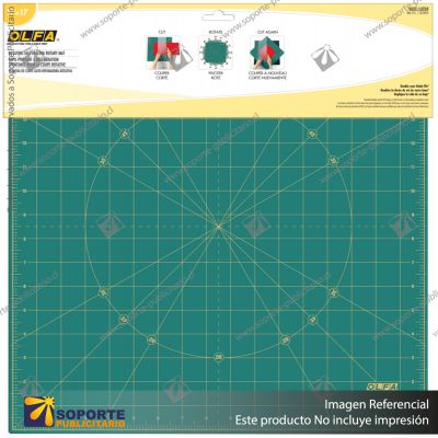 RM-17S-01 17" ROTATING, SELF-HEALING CUTTING MAT VARIATION: RM-17S-01