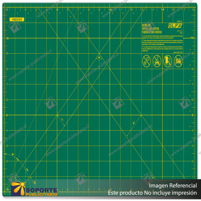 RM-CG-01 12" X 18" GREEN DOUBLE-SIDED, SELF-HEALING ROTARY MAT VARIATION: RM-CG-01