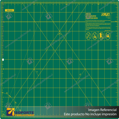 RM-CG-01 12" X 18" GREEN DOUBLE-SIDED, SELF-HEALING ROTARY MAT VARIATION: RM-CG-01
