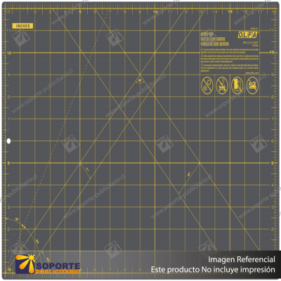 RM-CG-01/GRY 12"X18" DOUBLE-SIDED SELF-HEALING ROTARY MAT, GRAY VARIATION: DEFAULT TITLE