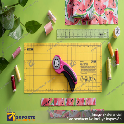 RM-HG-01/YEL 6"X18" DOUBLE-SIDED SELF-HEALING ROTARY MAT, YELLOW VARIATION: DEFAULT TITLE