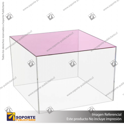 ROTATING ACRYLIC DISPLAY BOX WITH LOCK