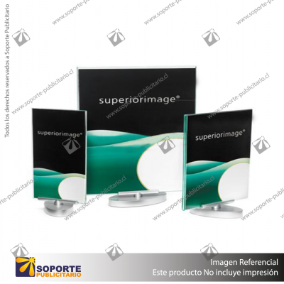 ROTATING DISPLAY PANELS A4 (PORTRAIT) GREEN