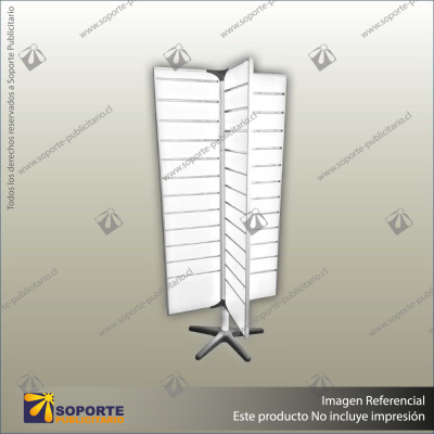 ROTATING FOUR ARM DISPLAY - COLOUR - DOUBLE SIDED