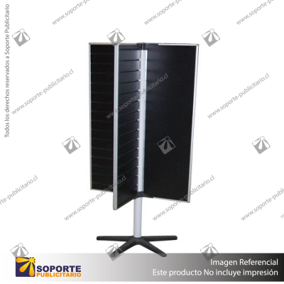 ROTATING FOUR ARM DISPLAY - COLOUR - DOUBLE SIDED