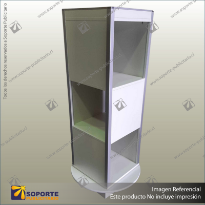 ROTATING OPEN DISPLAY TOWER BOX - PRIME COLOUR