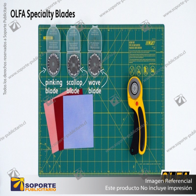 SCB45-1 STAINLESS STEEL SCALLOP BLADE, 1PK VARIATION: DEFAULT TITLE