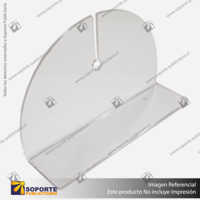 SEPARADOR ACRILICO DE ATENCION 3MM WIDTH: 250 HEIGHT: 100 THICKNESS: 3