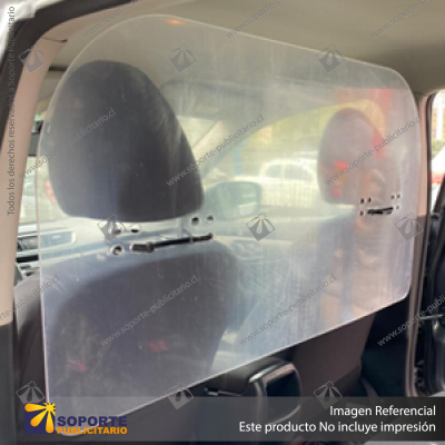 SEPARADOR ACRILICO VEHICULAR ESTANDAR 2MM