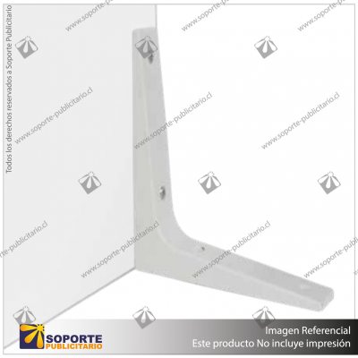 SEPARADOR DE MESON ACRILICO 4 MM 58*80 CMS VERTICAL CON VENTANILLA CON ESCUADRA ABS PARA ARMADO