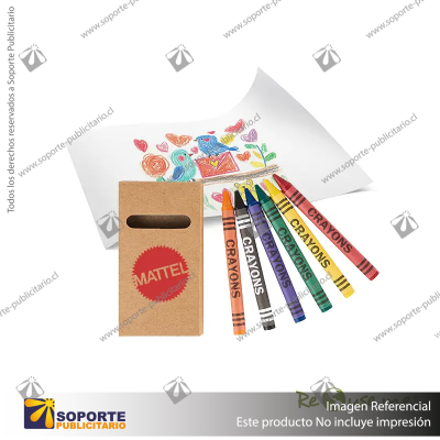 SET DE CRAYONES X6 UNIDADES/KAKI/KAKI