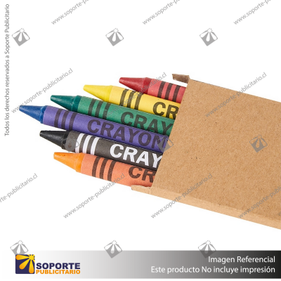 SET DE CRAYONES X6 UNIDADES/KAKI/KAKI