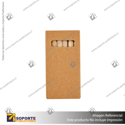 SET DE MINI LAPICES GRAFITO X 6/KAKI/KAKI