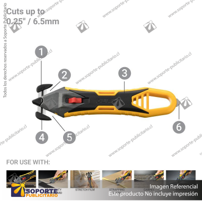 SK-16 QUICK-CHANGE CONCEALED BLADE SAFETY KNIFE VARIATION: DEFAULT TITLE