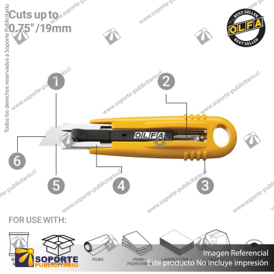 SK-4 SEMI-AUTOMATIC SELF-RETRACTING SAFETY KNIFE VARIATION: DEFAULT TITLE