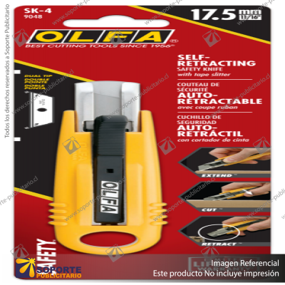 SK-4 SEMI-AUTOMATIC SELF-RETRACTING SAFETY KNIFE VARIATION: DEFAULT TITLE