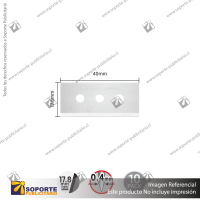 SKB-10 SK-10 FOUR-POSITION SAFETY BLADE - 10 PACK VARIATION: DEFAULT TITLE