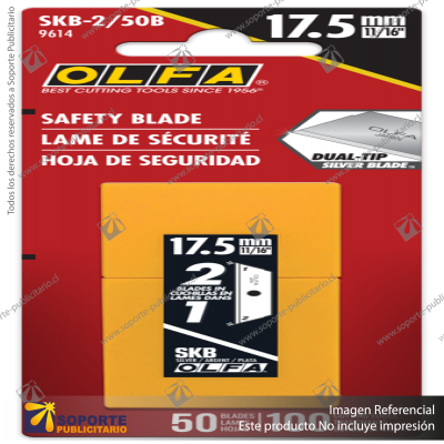 SKB-2 DUAL-EDGE SAFETY BLADE - 5, 10, OR 50 PACKS VARIATION: SKB-2/5B