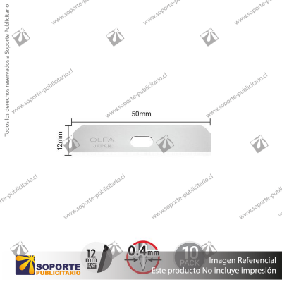 SKB-7 SK-7 REPLACEMENT BLADE WITH 90 SLIM EDGE, PACK OF 10 VARIATION: DEFAULT TITLE