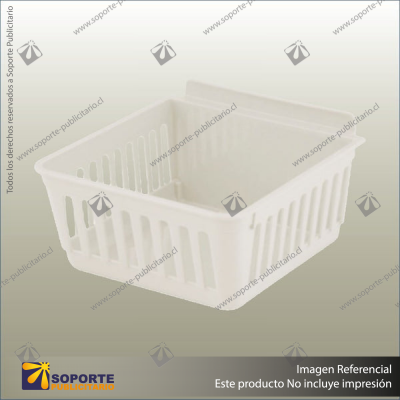 SLATBOX CRATEBOX DISPLAY CONTAINERS - CLEAR - JUMBO: 295L X 285W X 175H - CODE: SB01-350-CL