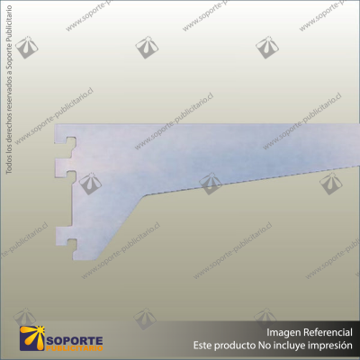 SLOTTED BRACKETS - SLIMLINE - 100MM