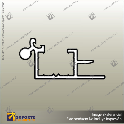 SNAP POSTA FRAME COMPONENT: BOTTOM EXTRUSION (ALUMINIUM)