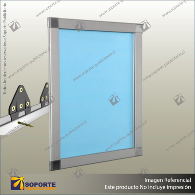 SNAP POSTA FRAME WITH SPLIT RAIL WALL MOUNTING