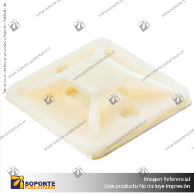 SOPORTE ADHESIVO CUADRADO 20*20 MM
