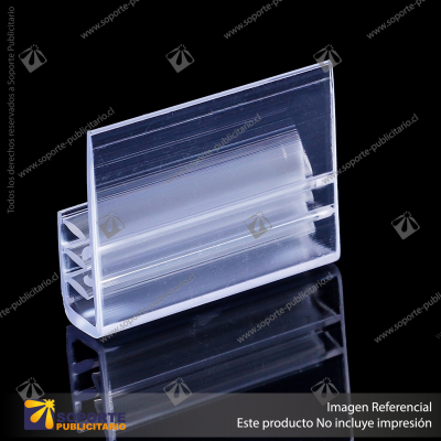 SOPORTE GRAFICA ADHESIVO 38*18 MM ESPESOR GRAFICA 1.5 MM