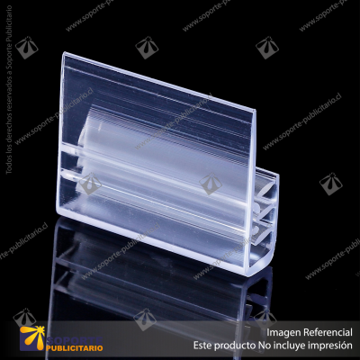 SOPORTE GRAFICA ADHESIVO 38*18 MM ESPESOR GRAFICA 1.5 MM