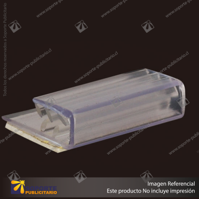 SOPORTE GRAFICA ADHESIVO 38*18 MM ESPESOR GRAFICA 1.5 MM