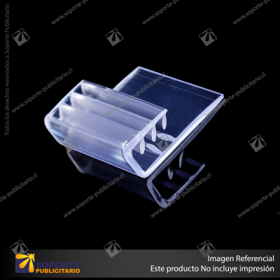SOPORTE GRAFICA ADHESIVO 38*18 MM ESPESOR GRAFICA 1.5 MM